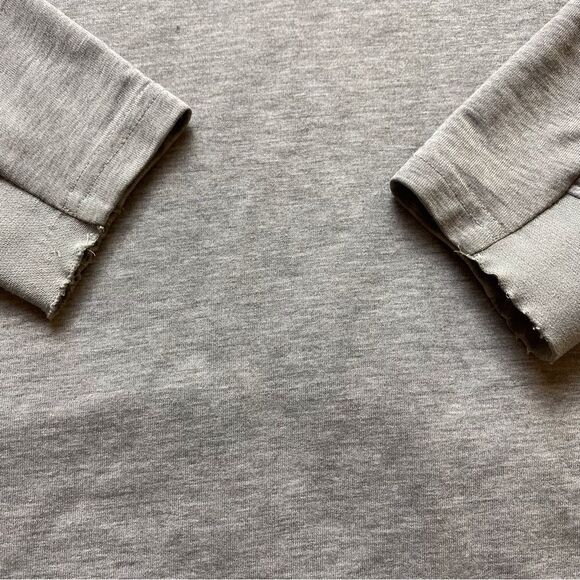 Gymshark Gray Hooded Tunic Length Sweatshirt Size Medium - Picture 5 of 9